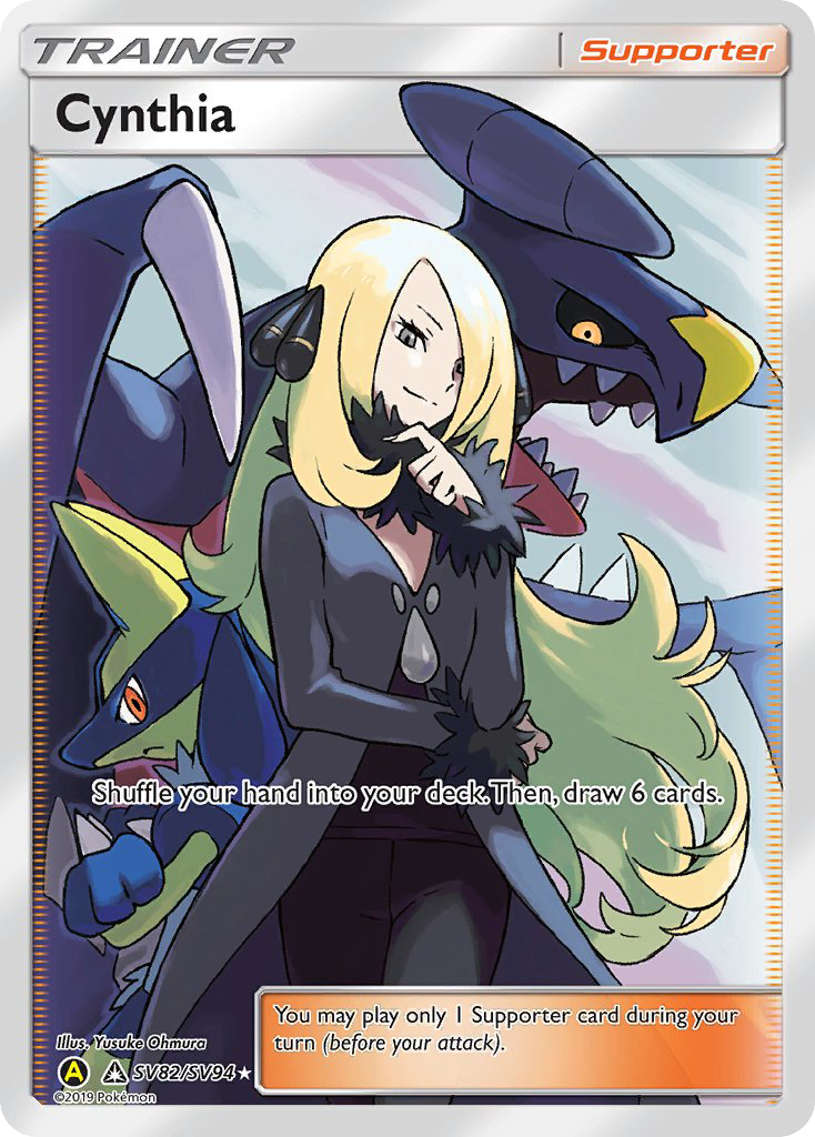Cynthia (SV82/SV94) [Sun & Moon: Hidden Fates - Shiny Vault] | Devastation Store
