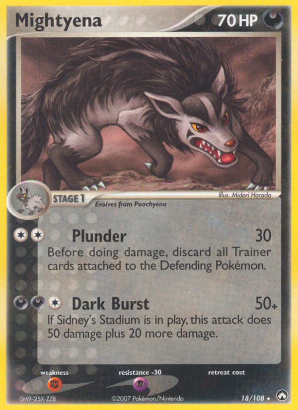 Mightyena (18/108) [EX: Power Keepers] | Devastation Store
