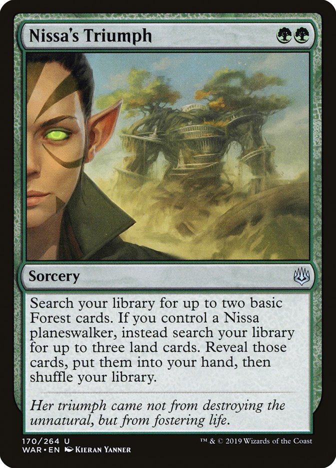 Nissa's Triumph [War of the Spark] | Devastation Store