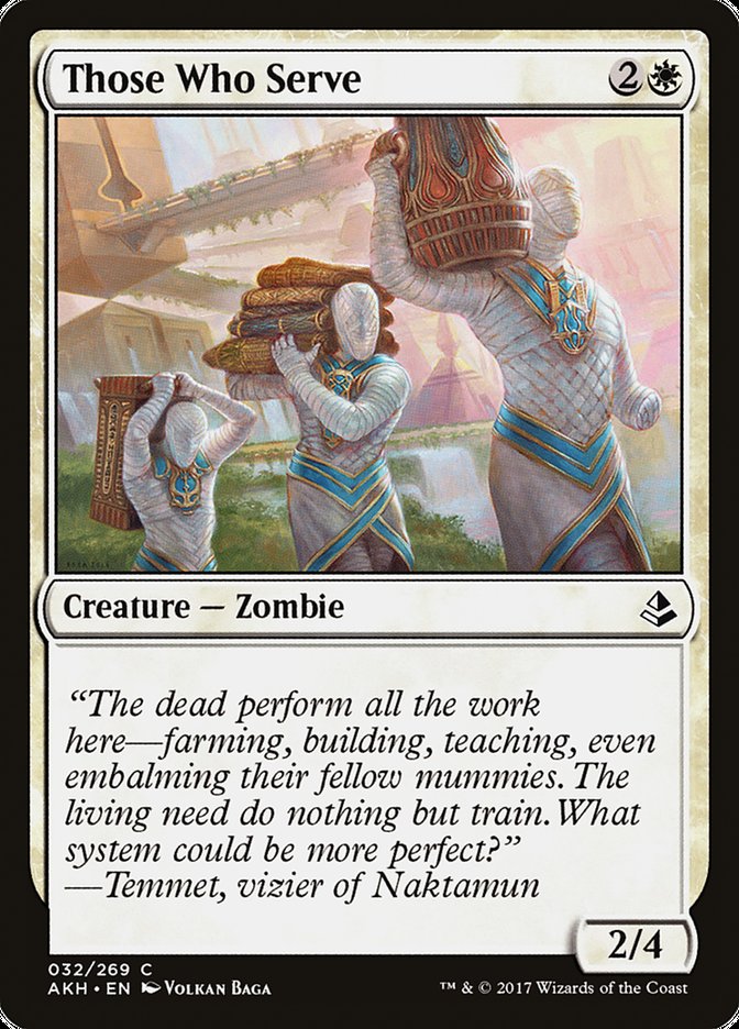 Those Who Serve [Amonkhet] | Devastation Store