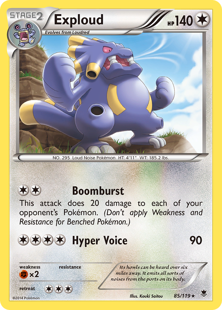 Exploud (85/119) [XY: Phantom Forces] | Devastation Store