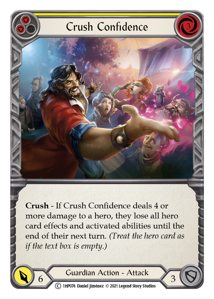Crush Confidence (Yellow) [1HP074] | Devastation Store