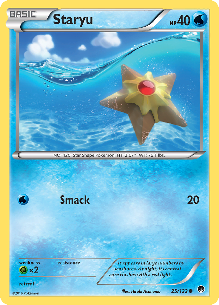 Staryu (25/122) [XY: BREAKpoint] | Devastation Store