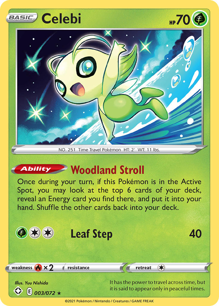 Celebi (003/072) [Sword & Shield: Shining Fates] | Devastation Store