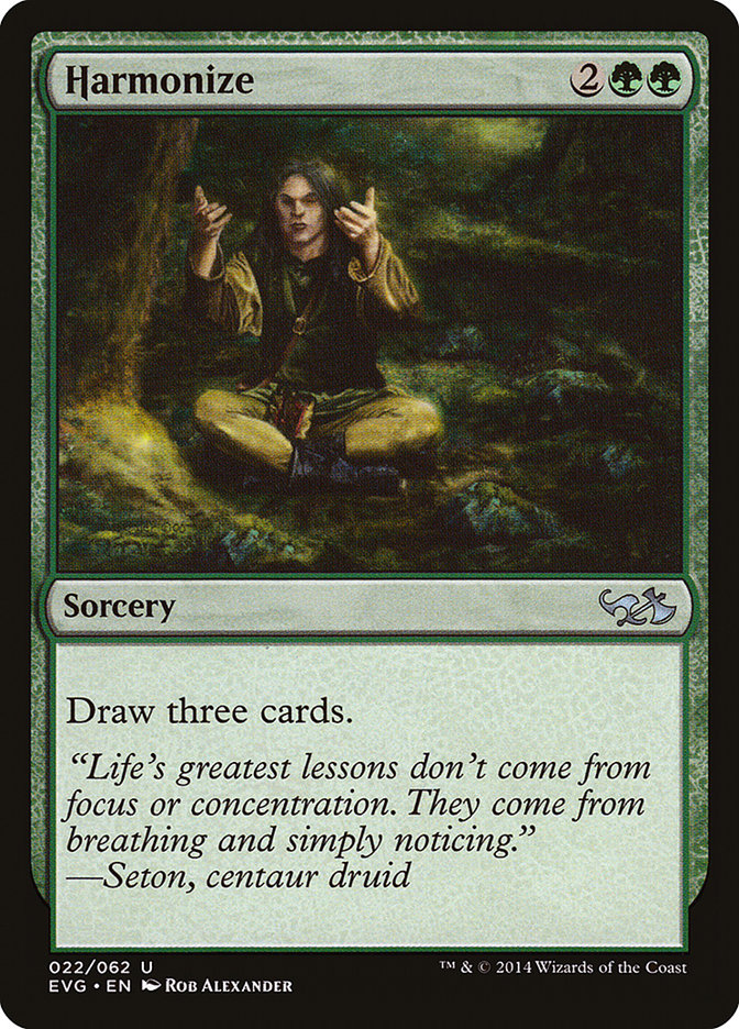 Harmonize (Elves vs. Goblins) [Duel Decks Anthology] | Devastation Store