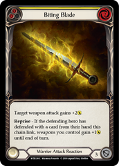 Biting Blade (Yellow) [WTR136-C] Alpha Print Normal - Devastation Store | Devastation Store