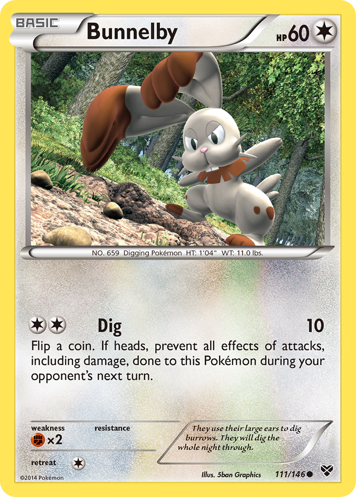 Bunnelby (111/146) [XY: Base Set] | Devastation Store