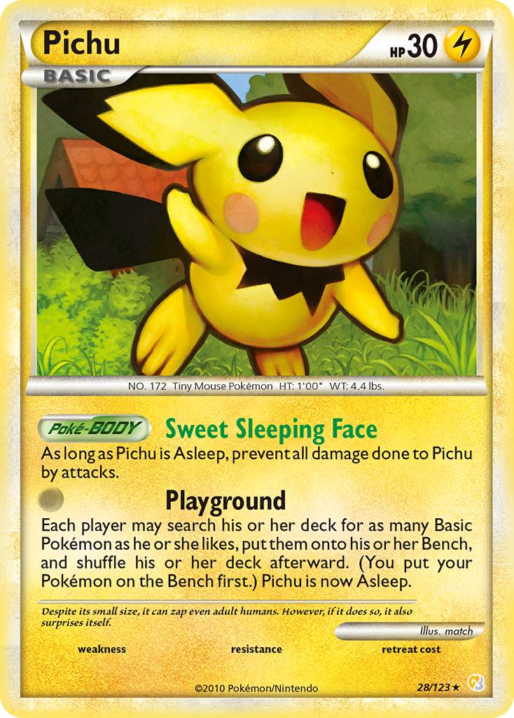 Pichu (28/123) [HeartGold & SoulSilver: Base Set] | Devastation Store