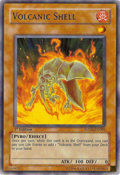 Volcanic Shell [FOTB-EN009] Rare | Devastation Store