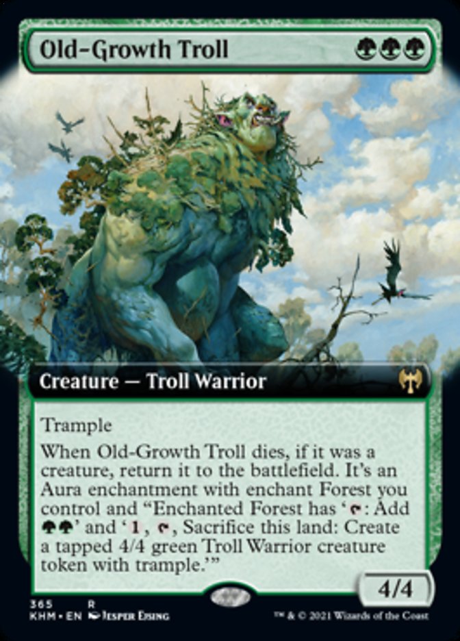 Old-Growth Troll (Extended Art) [Kaldheim] | Devastation Store