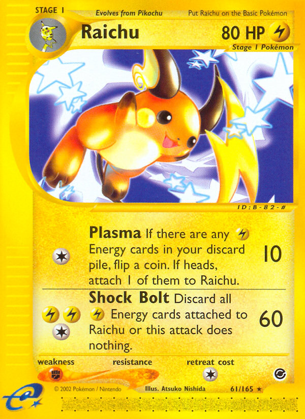 Raichu (61/165) [Expedition: Base Set] | Devastation Store