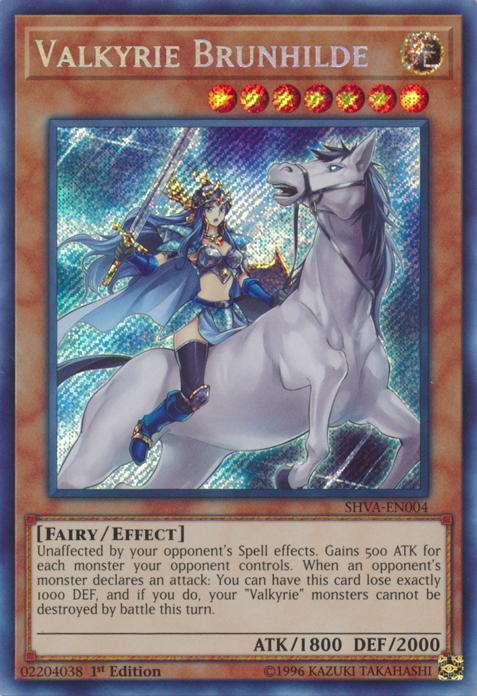 Valkyrie Brunhilde [SHVA-EN004] Secret Rare | Devastation Store