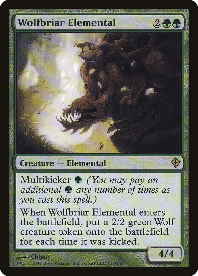 Wolfbriar Elemental [Worldwake] - Devastation Store | Devastation Store