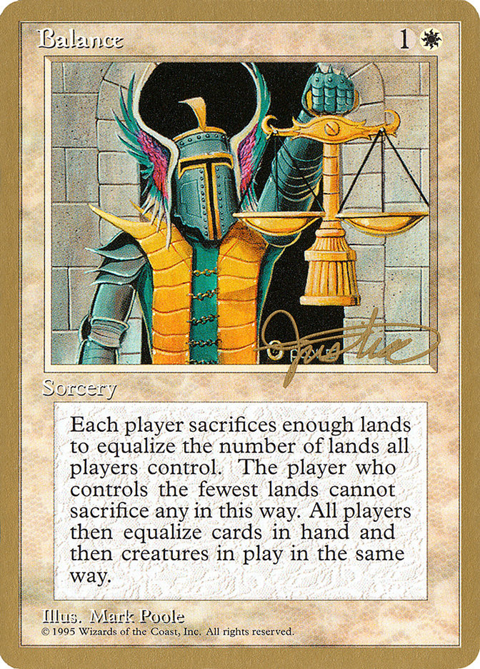 Balance (Mark Justice) [Pro Tour Collector Set] | Devastation Store