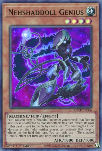 Nehshaddoll Genius [GFTP-EN006] Ultra Rare | Devastation Store