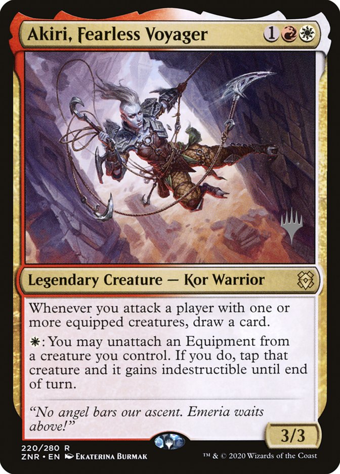 Akiri, Fearless Voyager (Promo Pack) [Zendikar Rising Promos] | Devastation Store