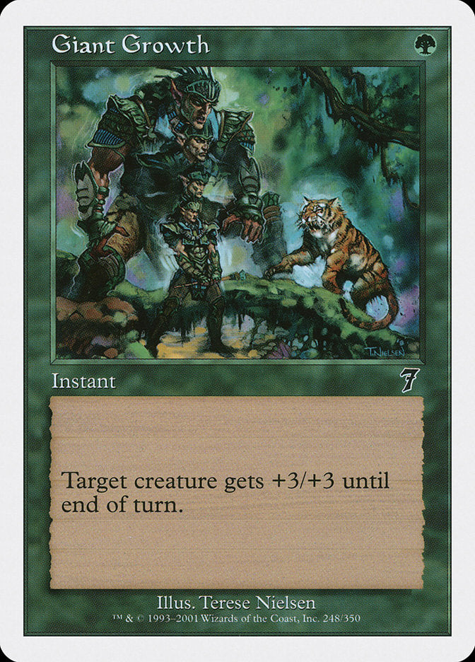 Giant Growth [Seventh Edition] | Devastation Store