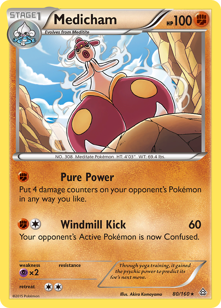 Medicham (80/160) [XY: Primal Clash] | Devastation Store