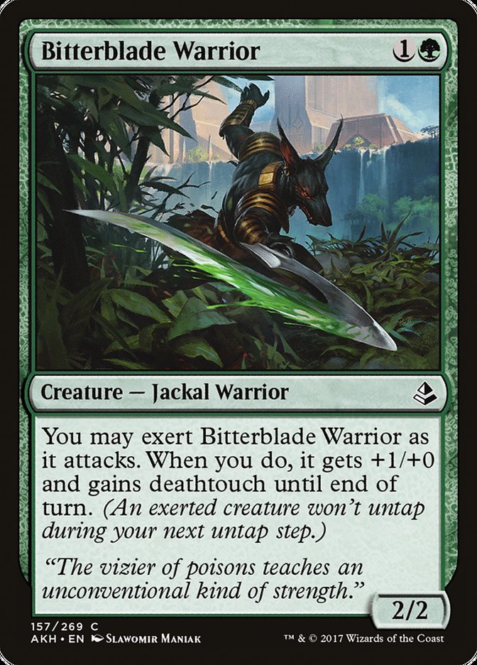 Bitterblade Warrior [Amonkhet] | Devastation Store