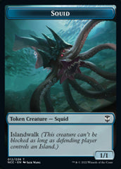 Squid // The Monarch Double-sided Token [Streets of New Capenna Commander Tokens] | Devastation Store