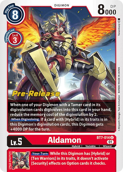 Aldamon [BT7-014] [Next Adventure Pre-Release Cards] | Devastation Store