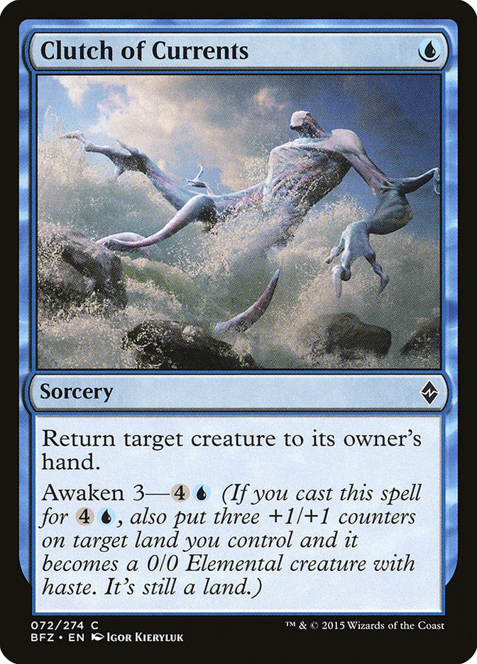 Clutch of Currents [Battle for Zendikar] - Devastation Store | Devastation Store