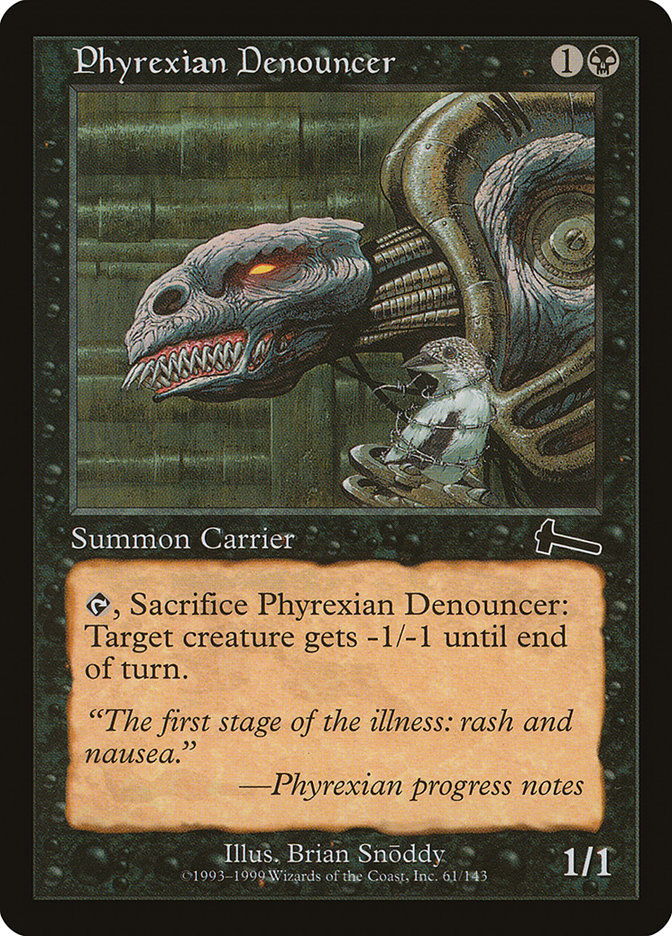 Phyrexian Denouncer [Urza's Legacy] | Devastation Store