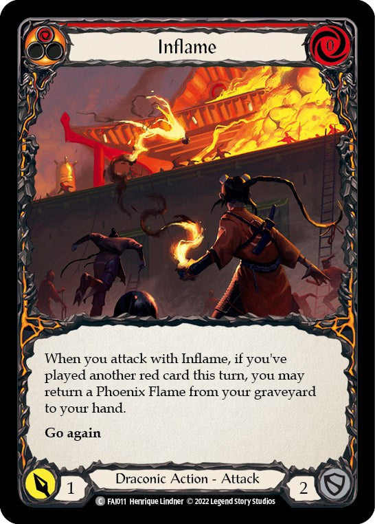 Inflame [FAI011] (Uprising Fai Blitz Deck) | Devastation Store