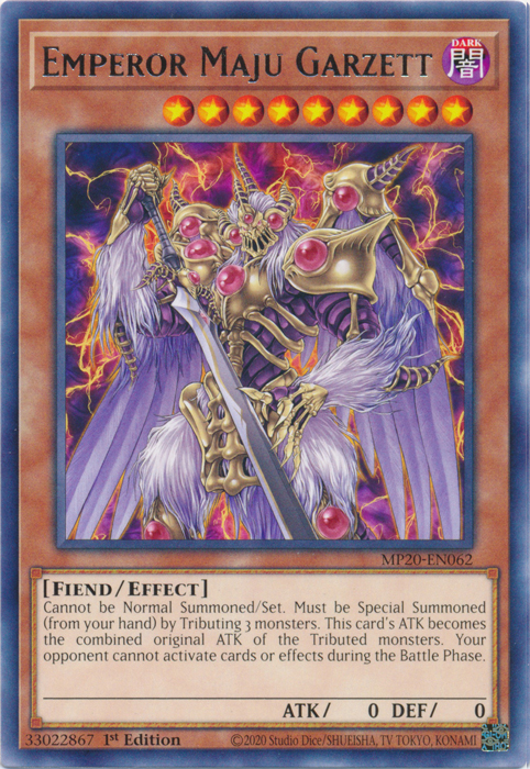 Emperor Maju Garzett [MP20-EN062] Rare | Devastation Store