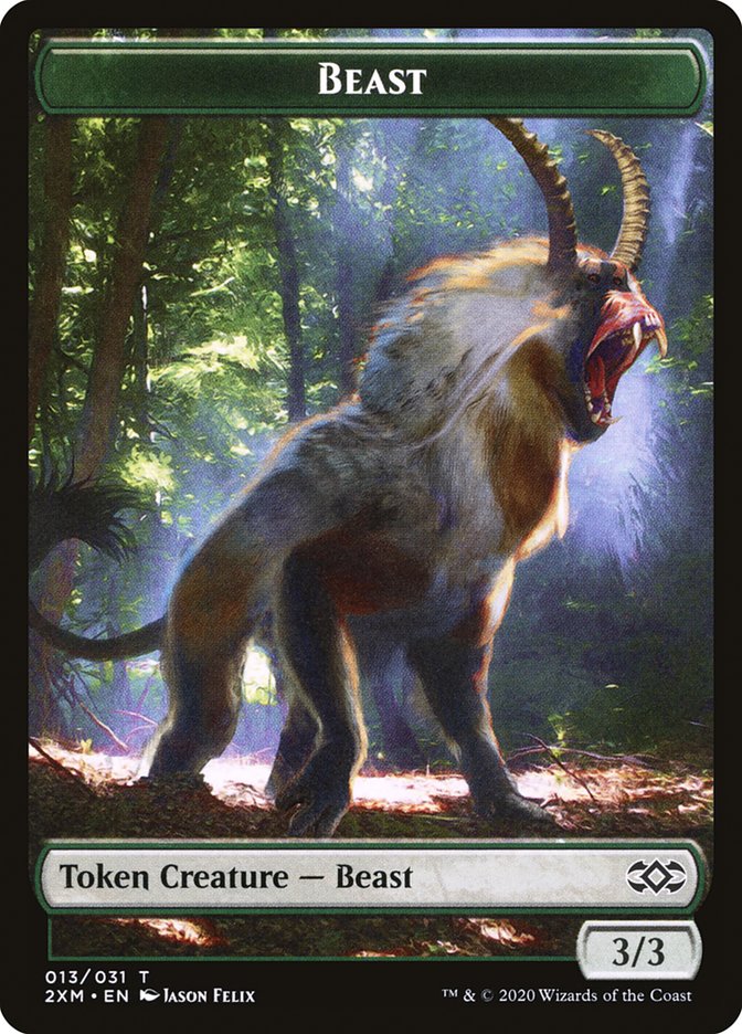 Beast [Double Masters Tokens] | Devastation Store