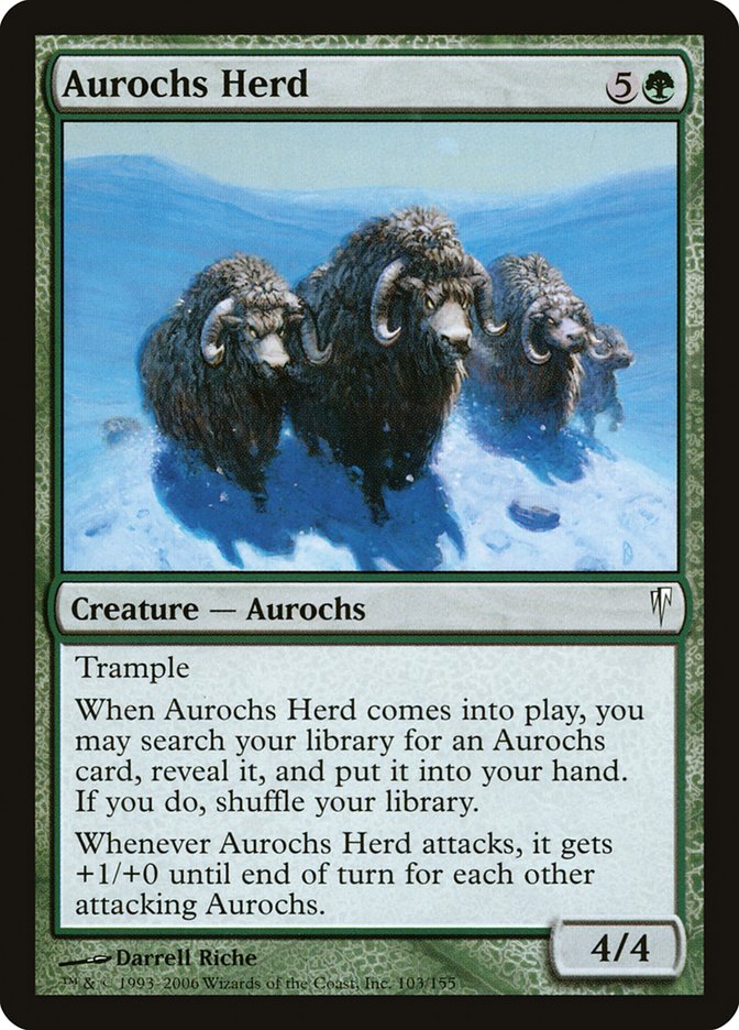 Aurochs Herd [Coldsnap] | Devastation Store
