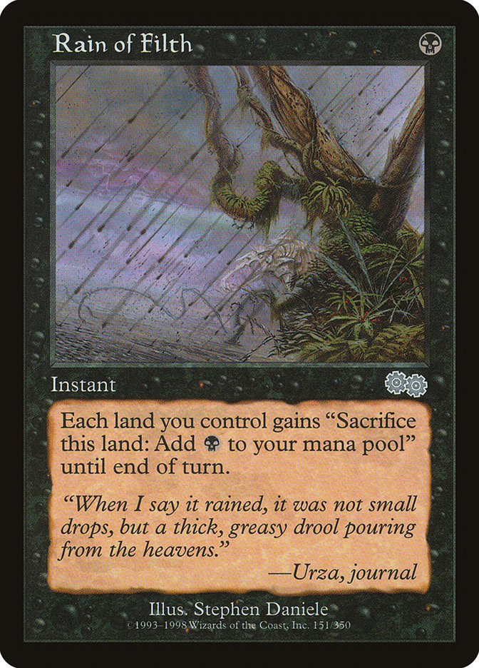 Rain of Filth [Urza's Saga] - Devastation Store | Devastation Store