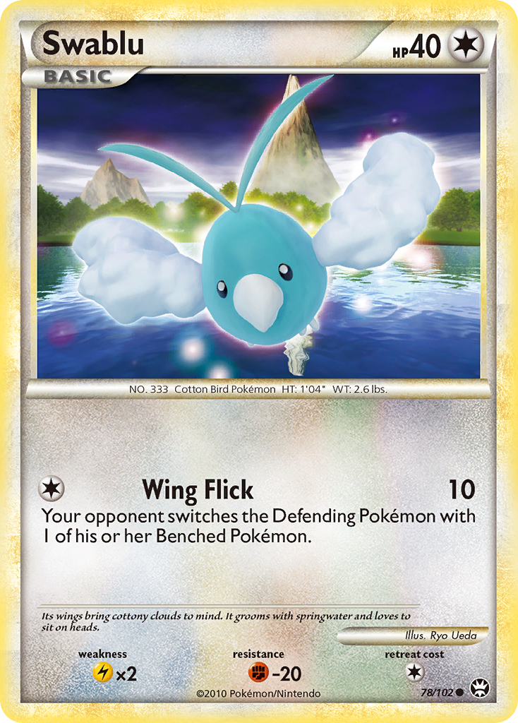 Swablu (78/102) [HeartGold & SoulSilver: Triumphant] | Devastation Store