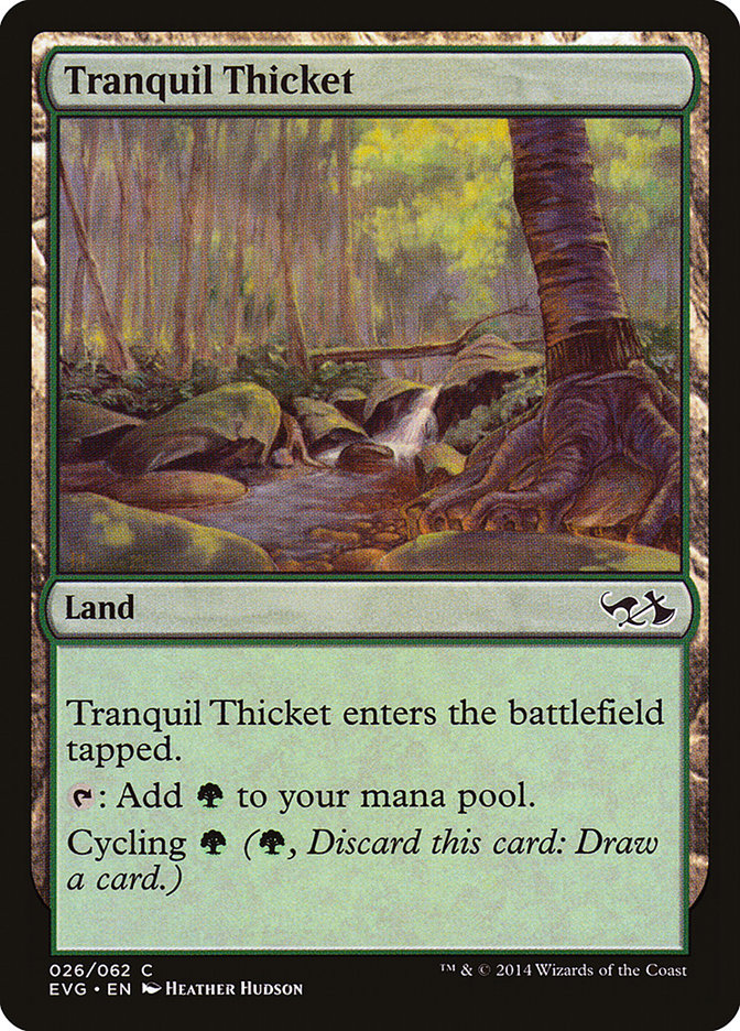 Tranquil Thicket (Elves vs. Goblins) [Duel Decks Anthology] - Devastation Store | Devastation Store