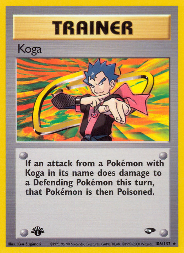 Koga (106/132) [Gym Challenge 1st Edition] | Devastation Store