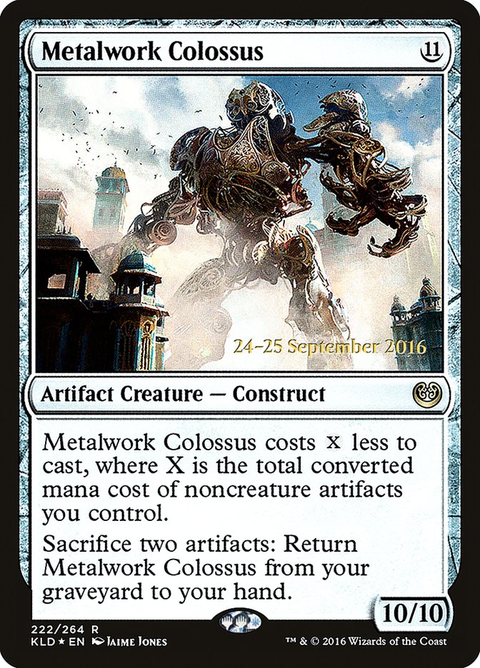 Metalwork Colossus  [Kaladesh Prerelease Promos] | Devastation Store