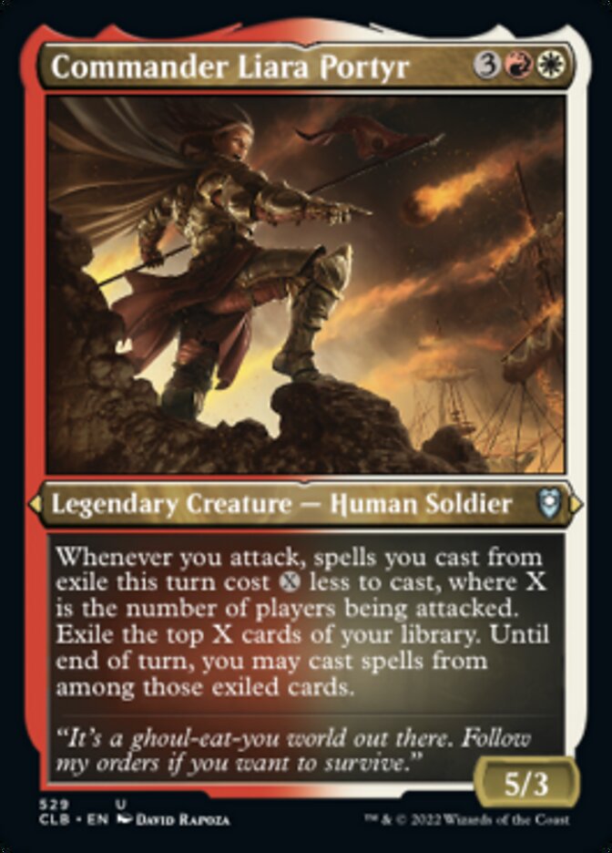 Commander Liara Portyr (Foil Etched) [Commander Legends: Battle for Baldur's Gate] | Devastation Store