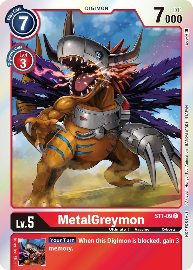 MetalGreymon [ST1-09] (Official Tournament Pack Vol. 6) [Starter Deck: Gaia Red Promos] | Devastation Store