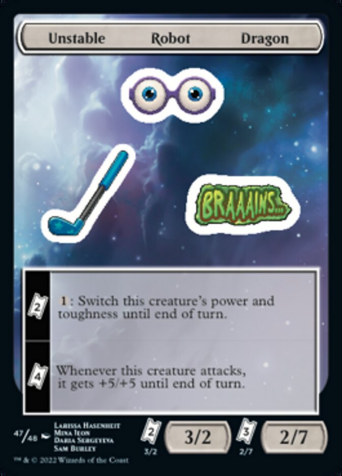 Unstable Robot Dragon [Unfinity Stickers] | Devastation Store