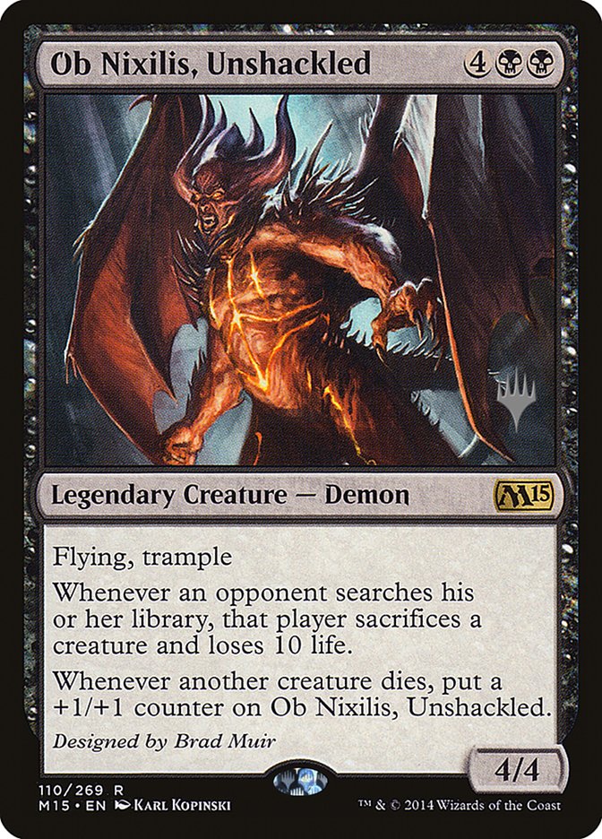 Ob Nixilis, Unshackled [Magic 2015 Promos] | Devastation Store