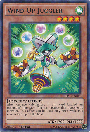 Wind-Up Juggler [BP03-EN086] Rare | Devastation Store