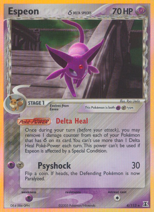 Espeon (4/113)(Delta Species) [EX: Delta Species] | Devastation Store