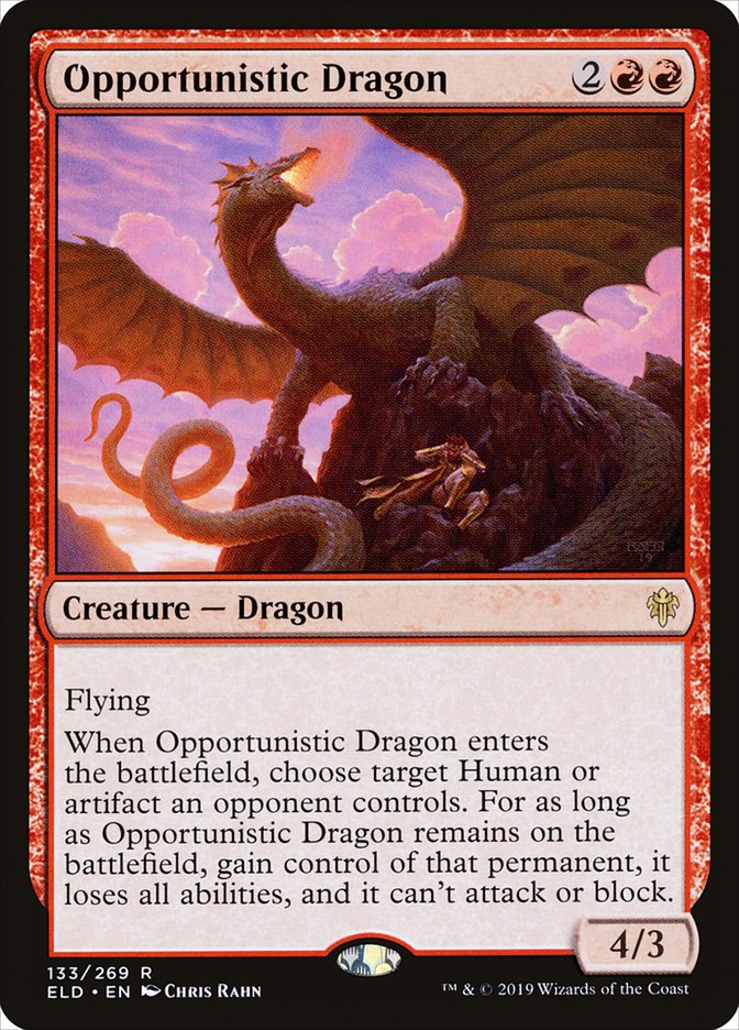 Opportunistic Dragon [Throne of Eldraine] | Devastation Store