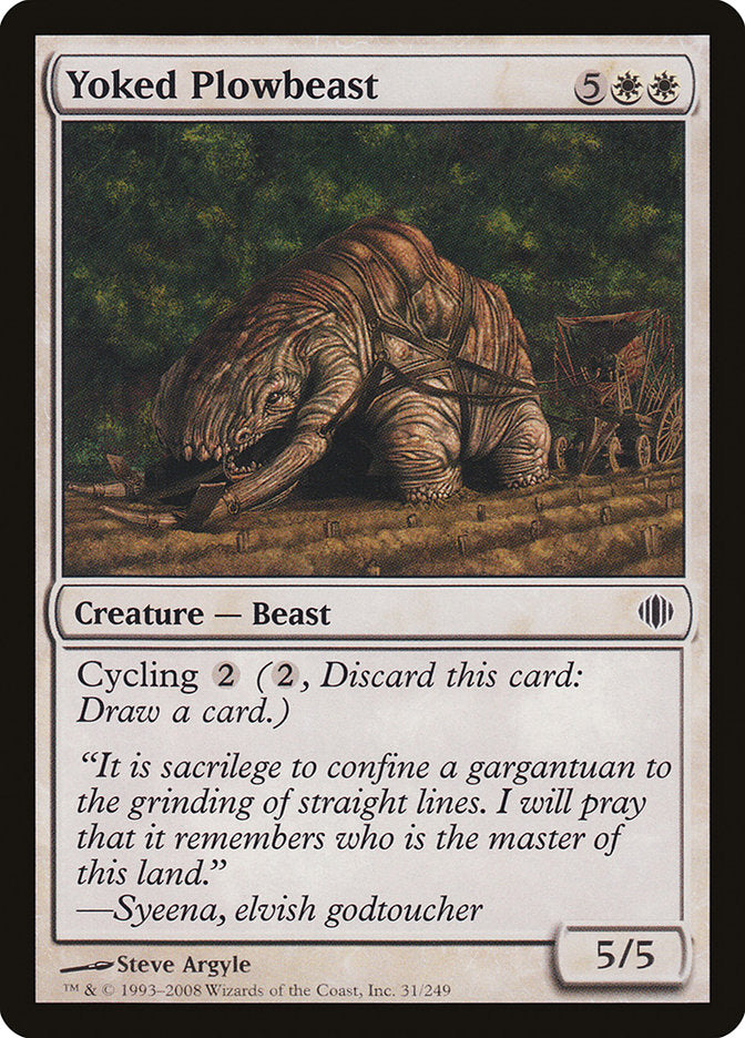 Yoked Plowbeast [Shards of Alara] | Devastation Store