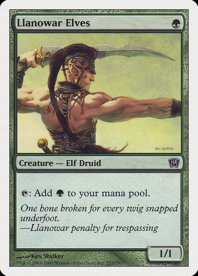 Llanowar Elves [Ninth Edition] | Devastation Store