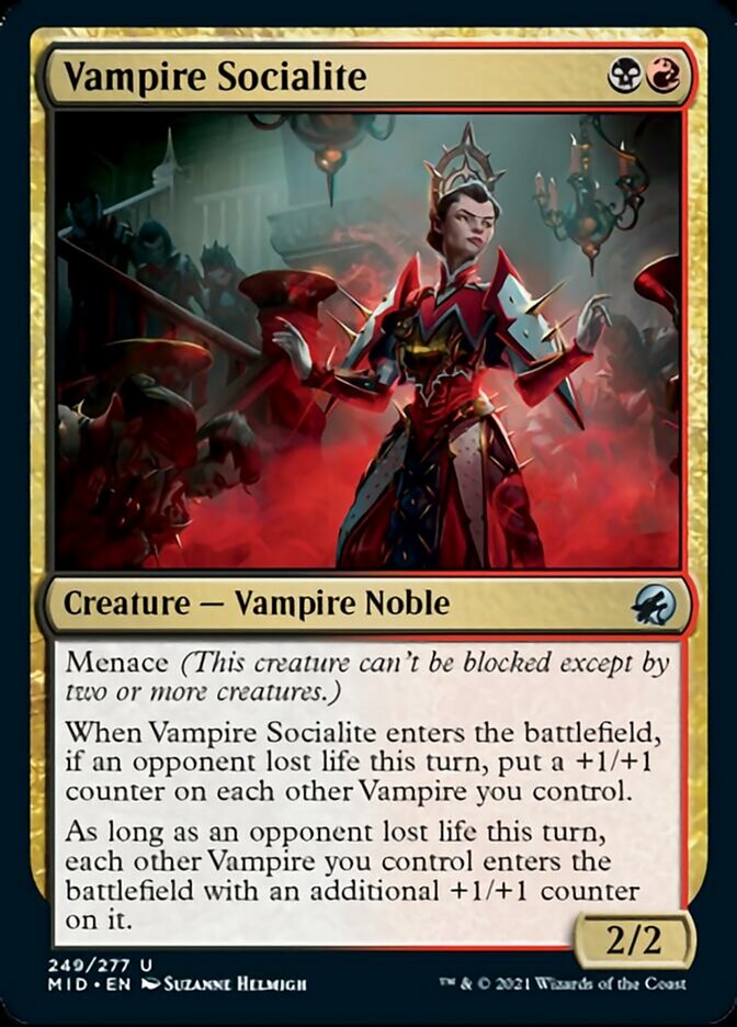 Vampire Socialite [Innistrad: Midnight Hunt] | Devastation Store