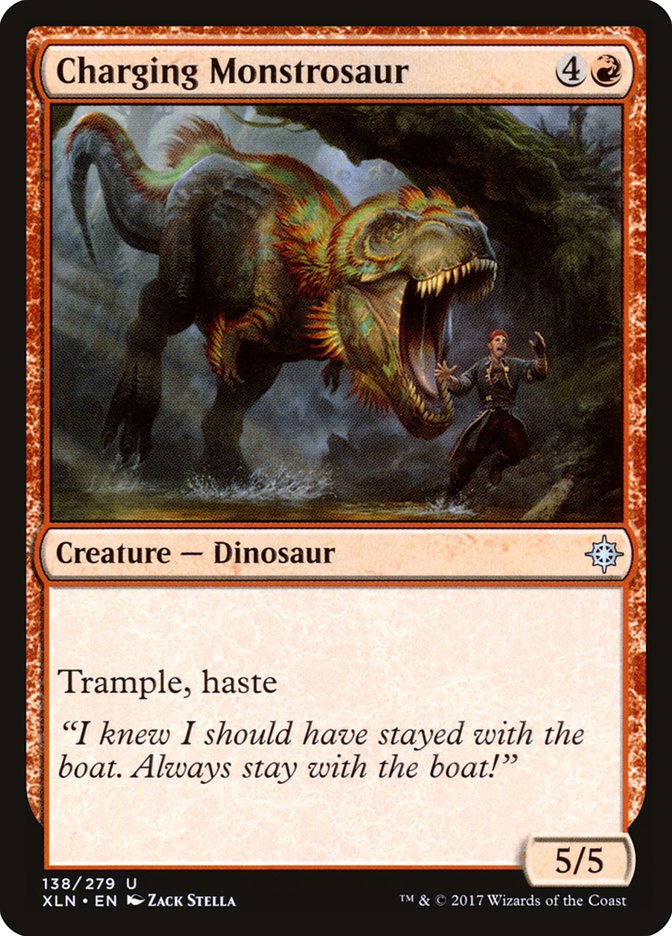 Charging Monstrosaur [Ixalan] | Devastation Store