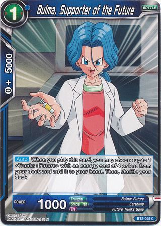 Bulma, Supporter of the Future [BT2-045] | Devastation Store