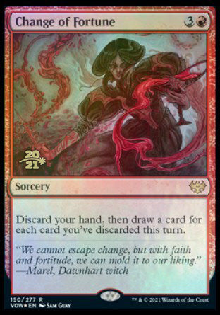 Change of Fortune [Innistrad: Crimson Vow Prerelease Promos] | Devastation Store