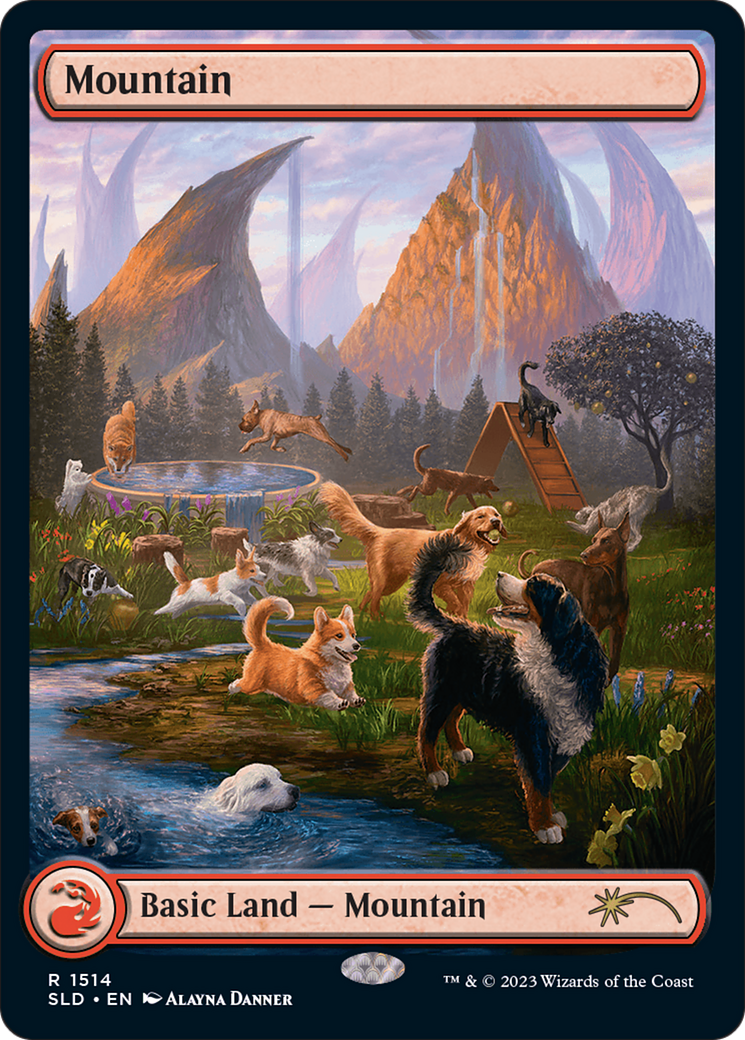 Mountain (1514) [Secret Lair Commander Deck: Raining Cats and Dogs] | Devastation Store